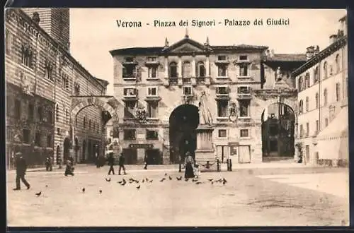 AK Verona, Piazza dei Signori e Palazzo dei Giudici