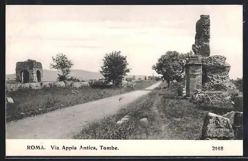 AK Roma, Via Appia Antica, Tombe
