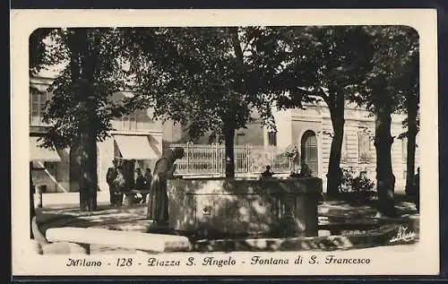 AK Milano, Piazza S. Angelo, Fontana di S. Francesco