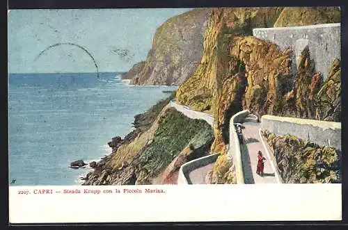 AK Capri, Strada Krupp con la Piccola Marina