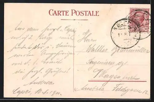 AK Capri, Strada Krupp con la Piccola Marina