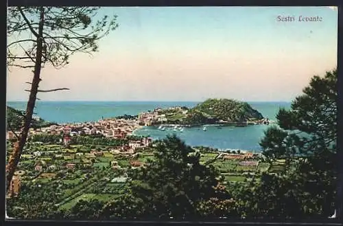 AK Sestri Levante, Totalansicht mit Blick auf das Meer