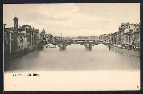 AK Florenz, Partie am Arno
