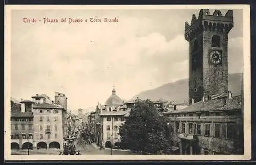 AK Trento, Piazza del Duomo e Torre Grande