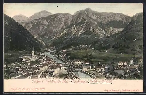 AK Pontebba, Confine di Pontebba - Pontafel, Reichsgrenze Pontebba - Pontafel