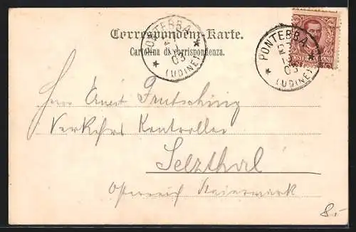 AK Pontebba, Confine di Pontebba - Pontafel, Reichsgrenze Pontebba - Pontafel