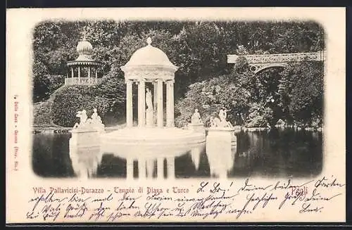 AK Pegli, Villa Pallavicini-Durazzo, Tempio di Diana e Turco