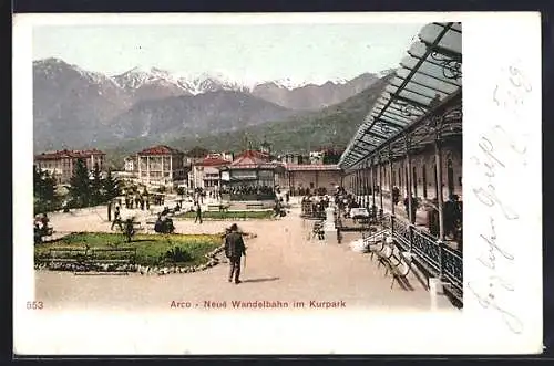 AK Arco, Neue Wandelbahn im Kurpark