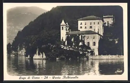 AK Punta Balbianello /Lago di Como, Villa del Balbianello