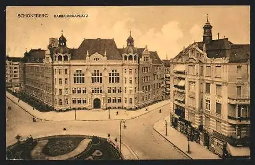 AK Schöneberg, Mehlhandlung am Barbarossaplatz