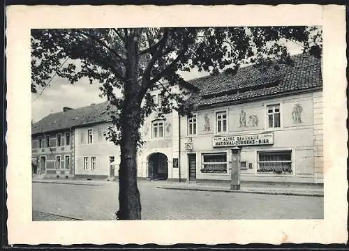 AK Königslutter /Elm, Hotel-Restaurant und Kaffee Altes Brauhaus, Saarstrasse 24
