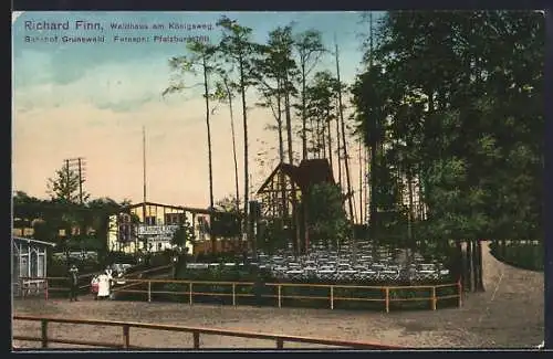 AK Berlin-Grunewald, Waldhaus am Königsweg von Richard Finn