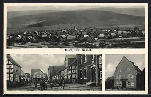 AK Deisel /Bez. Kassel, Ortsansicht aus der Vogelschau
