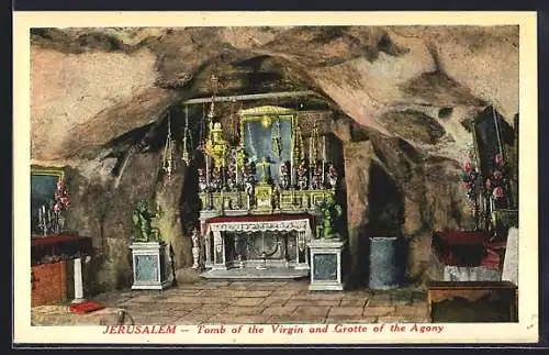 AK Jerusalem, Tomb of the Virgin and Grotte of the Agony