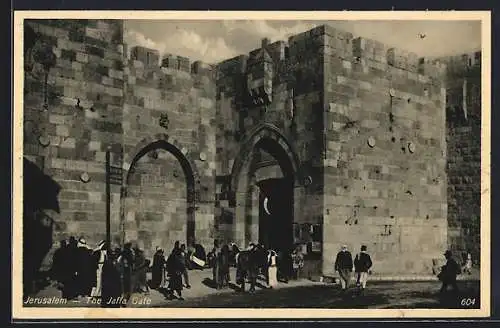 AK Jerusalem, la porte de Jaffa
