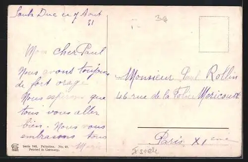 Künstler-AK Jerusalem, Basar