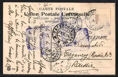 AK Jerusalem, Panorama prise du Mt. Oliviers