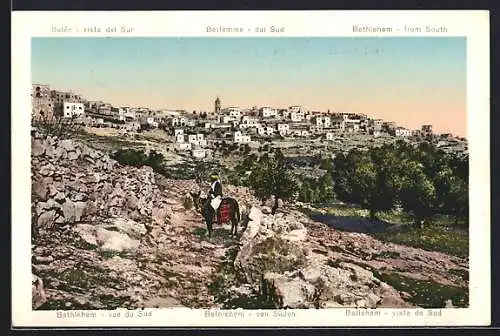 AK Bethlehem, Panorama von Süden