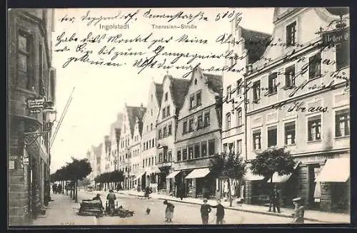 AK Ingolstadt, Conditorei von Albert Capoll in der Theresien-Strasse