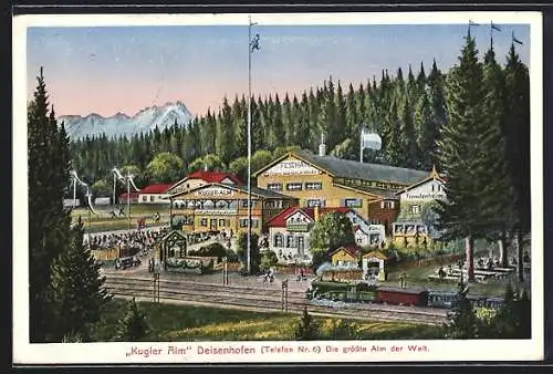 AK Deisenhofen / Gleisenthal, Gasthaus Kugler Alm