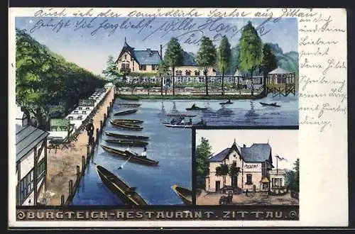 AK Zittau, Burgteich-Restaurant