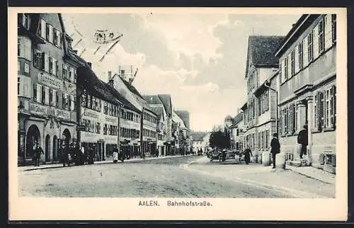 AK Aalen, Geschäfte an der Bahnhofstrasse