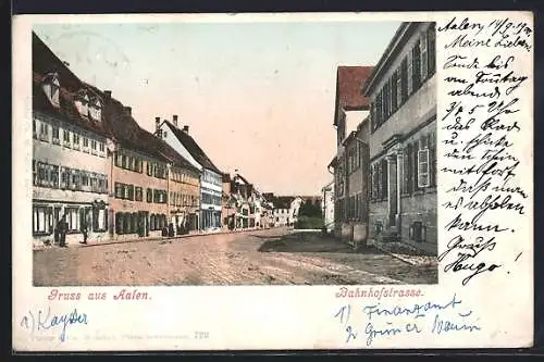 AK Aalen, Partie in der Bahnhofstrasse
