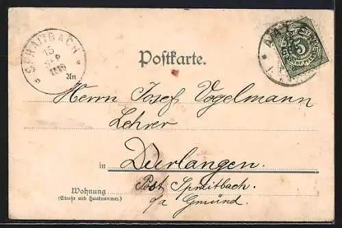 AK Aalen, Partie in der Bahnhofstrasse