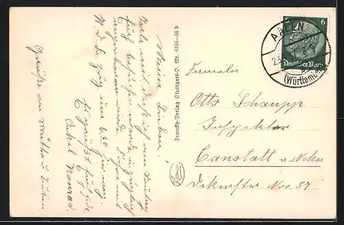 AK Aalen, Geschäft Kaiser`s in der Hauptstrasse