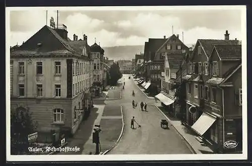 AK Aalen, Blick in die Bahnhofstrasse