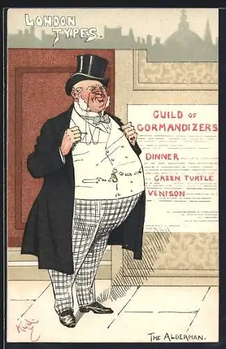 Künstler-AK London, The Alderman