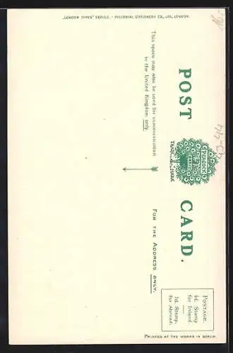 Künstler-AK London, The Hextry Speshul