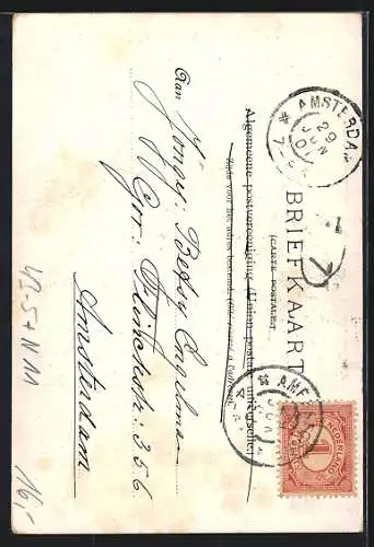 AK Utrecht, Koning Charles VII., Maskerade 25 Juni 1901, studentische Szene