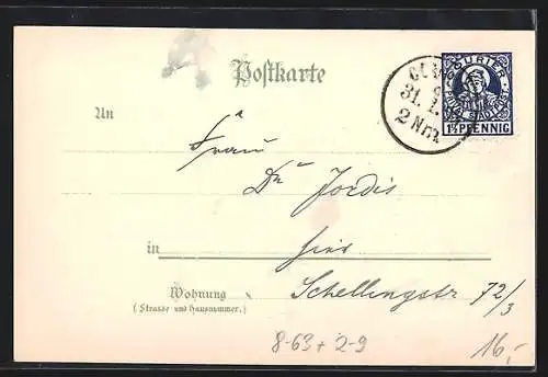 AK München, Löwenbräu-Keller, Private Stadtpost