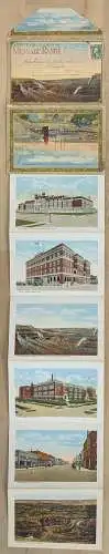 Leporello-AK Missabe Range, Kohle-Bergwerk, Virginia and Rainy Lake Mill