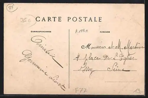 AK Moret-sur-Loing, Hotel-Restaurant du Cheval Noir, Maison Marcère