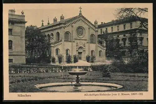 AK München, Allerheiligen-Hofkirche