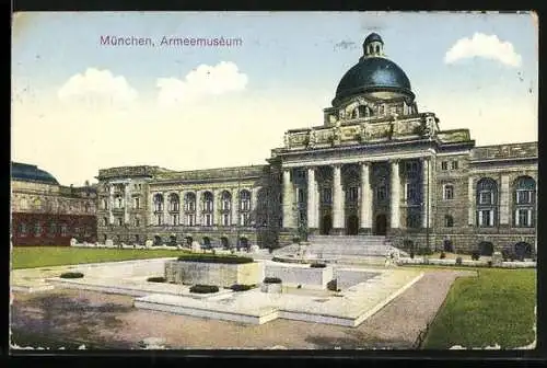 AK München, Blick auf das Armeemuseum