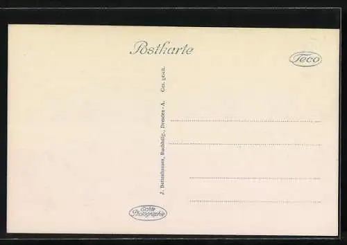 AK München, Rathaus aus der Vogelschau
