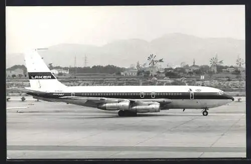 Fotografie Flugzeug Boeing 707 Laker, G-AVZZ