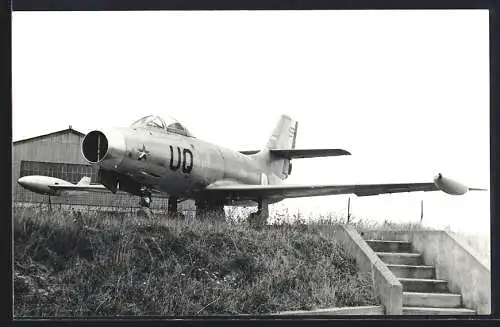 Fotografie Flugzeug Dassault 450 Ouragan, Jasta Kampfjet der französischen Luftstreitkräfte