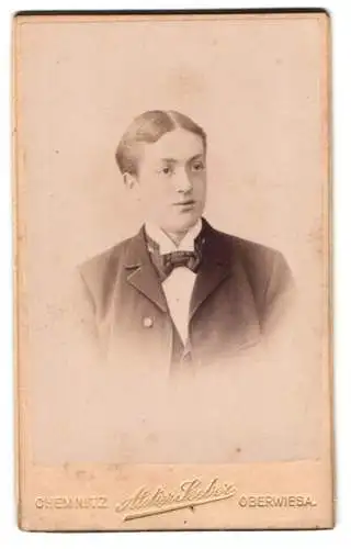 Fotografie Clemens Seeber, Chemnitz, Theaterstr. 22, Porträt eines jungen Mannes