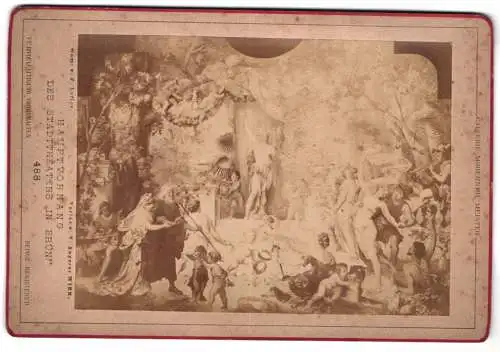 Fotografie V. Angerer, Wien, Gemälde: Hauptvorhang des Stadttheaters in Brünn, nach F. Lefler