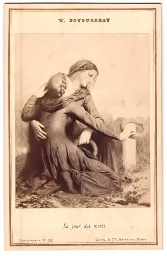 Fotografie Goupil et Cie., Paris, Gemälde: Le jour des morts, nach W. Bouguereau