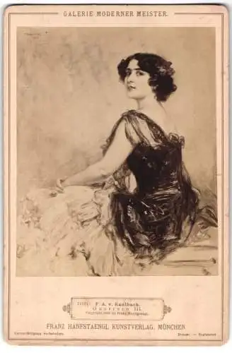 Fotografie Franz Hanfstaengl Kunstverlag, München, Gemälde: Guerrero III., nach F.A. v. Kaulbach