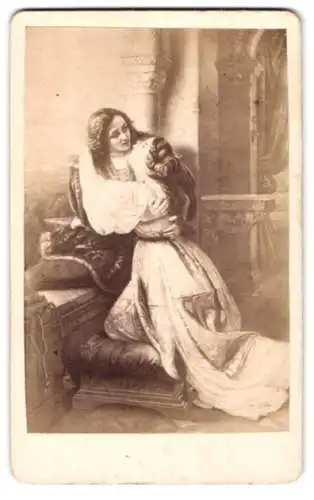 Fotografie unbekannter Fotograf und Ort, Gemälde: Romeo et Julia, nach Carl Sohn