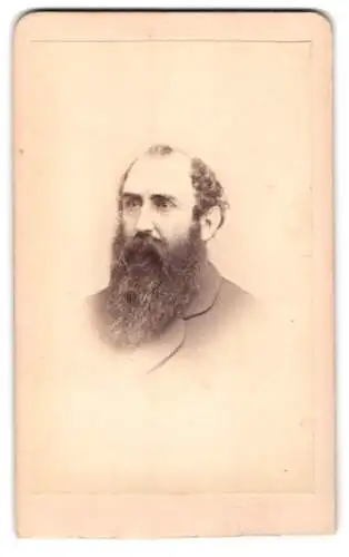Fotografie W. L. Estabrooke, Harlem / N.Y., Third Ave., Porträt eines Mannes mit Vollbart