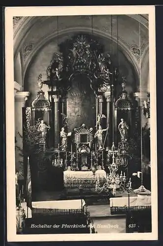 AK Haselbach, Hochaltar der Pfarrkirche