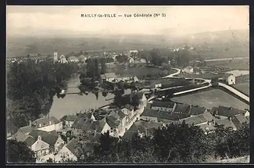AK Mailly-la-Ville, Vue Générale