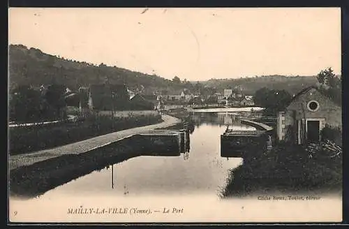 AK Mailly-la-Ville /Yonne, Le Port